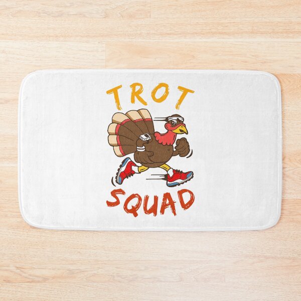 Item preview, Gobble Happy Trot Thanksgiving Cute 80s Squad Fall designed and sold by CalvinVanAuken.