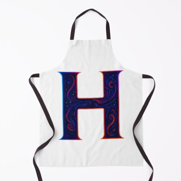 Item preview, Cosmic Neon H Letter Glow Art designed and sold by HiteshArt111.