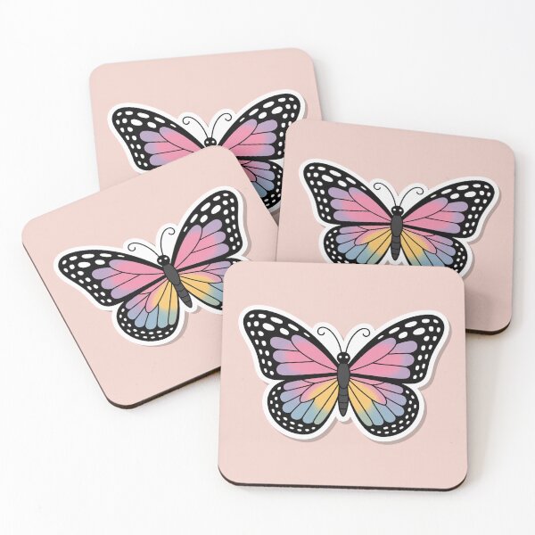 Item preview, Tiny butterflies pattern withpink background  designed and sold by Chirayu1111.