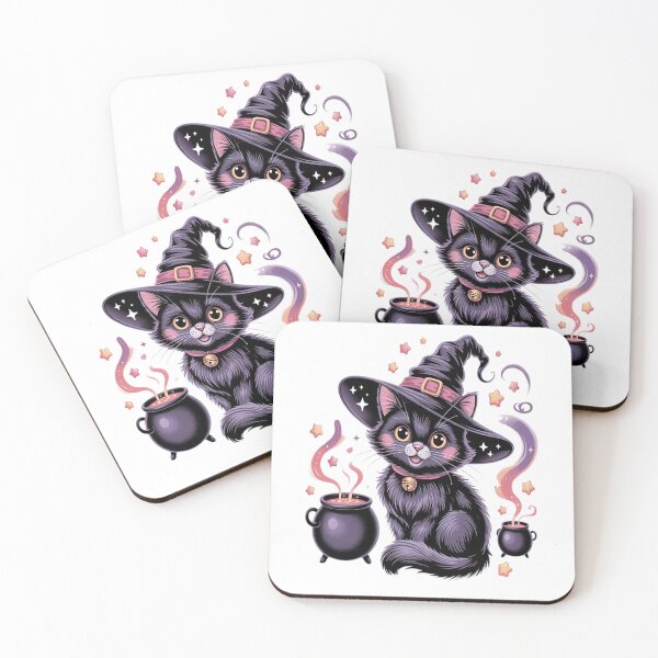 Item preview, Enchanted Cat In Witch Hat Magic Potion Brew Witchcore designed and sold by StuffNestie.