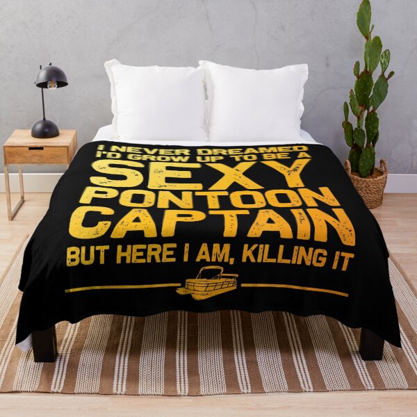 Item preview, Funny Sexy Pontoon Captain Design Boat Captain Women Girls designed and sold by HollyTrina1.