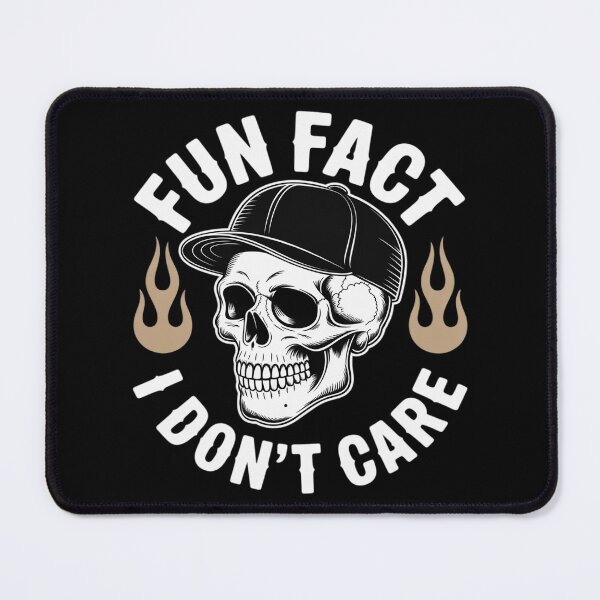 Item preview, Fun Fact I Don't Care - Skeleton Halloween Sarcastic designed and sold by KonstanKoraner.