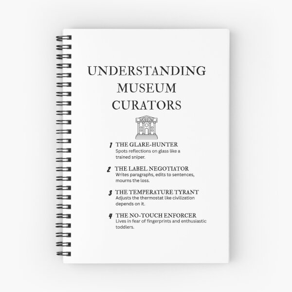 Item preview, Understanding Museum Curators – Funny Definitions for Curator Humor designed and sold by PsyFlow35.