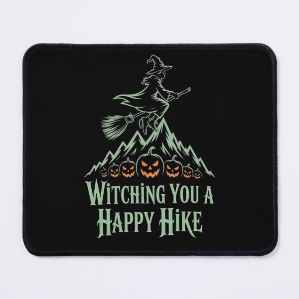 Item preview, Enchanted Trails Witching You A Happy Hike Hiking Witchcore Magic designed and sold by StuffNestie.