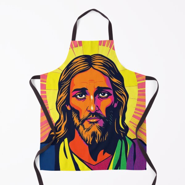 Item preview, DAZZLING JESUS FLASHY POP ART STYLE designed and sold by InFaithWeTrust.