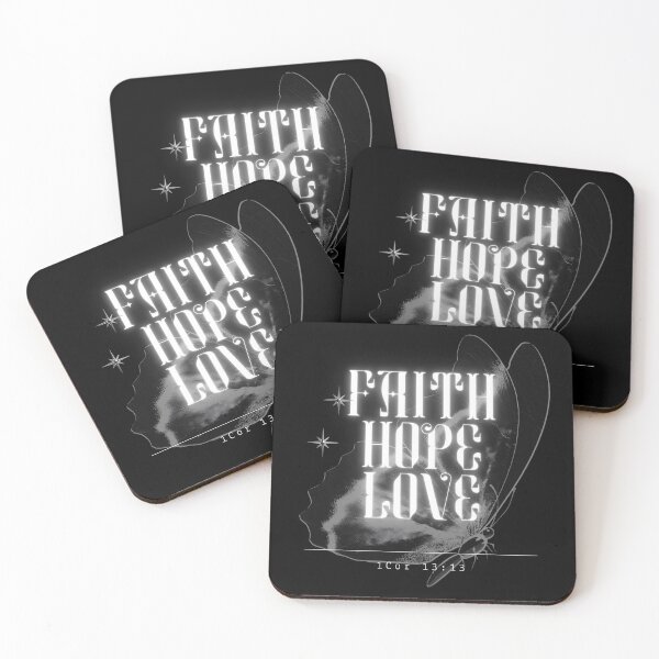 Item preview, 1 Corinthians 13:13 Faith Hope Love designed and sold by wordworkzink.