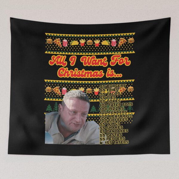 Item preview, All I Want For Christmas Is 55 Burgers 55 Fries designed and sold by JeromeStefanko8.