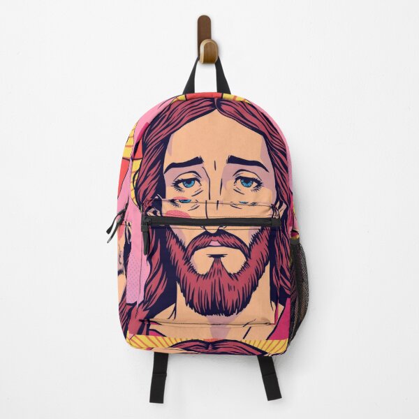 Item preview, THE MELANCHOLIC CHRIST PINK POP ART designed and sold by InFaithWeTrust.