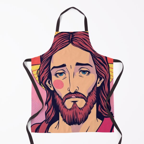 Item preview, THE MELANCHOLIC CHRIST PINK POP ART designed and sold by InFaithWeTrust.