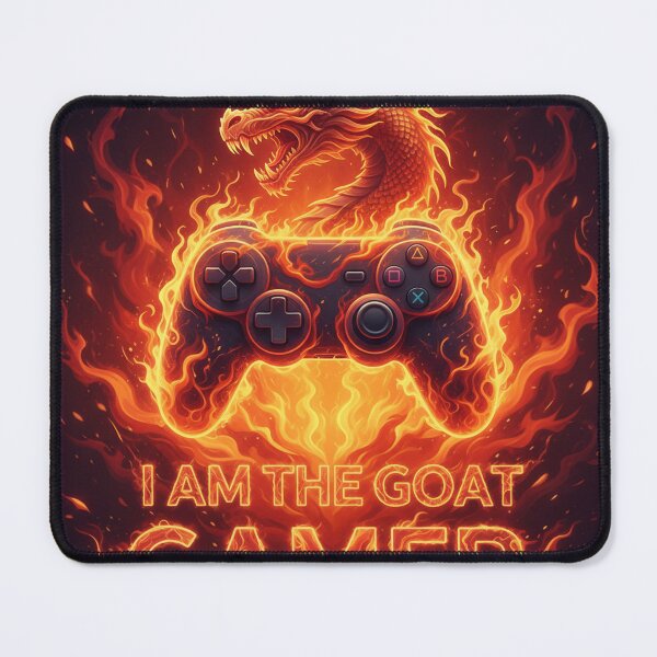 Item preview, Dragon Flame GOAT Gamer designed and sold by LoganDzign.