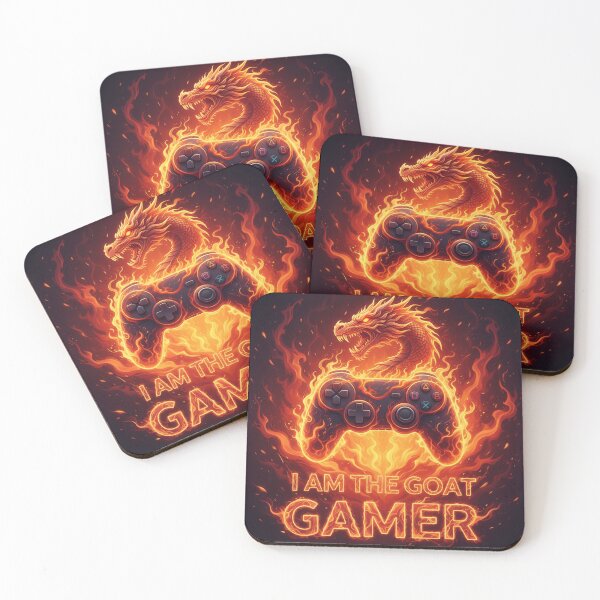 Item preview, Dragon Flame GOAT Gamer designed and sold by LoganDzign.