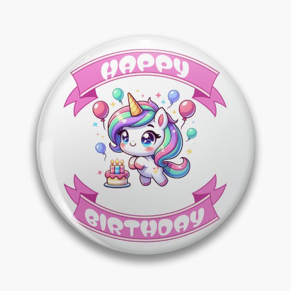 Item preview, Happy Birthday Unicorn designed and sold by AB-Creations-.