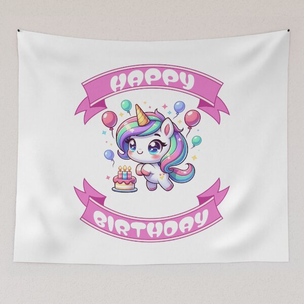 Item preview, Happy Birthday Unicorn designed and sold by AB-Creations-.