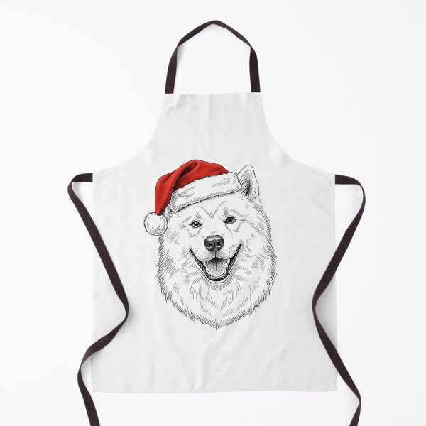 Item preview, Samoyed Christmas Hand Drawn Portrait designed and sold by EvrmoodCo.