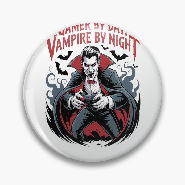 Item preview, Enigmatic Life Gamer By Day Vampire By Night designed and sold by StuffNestie.