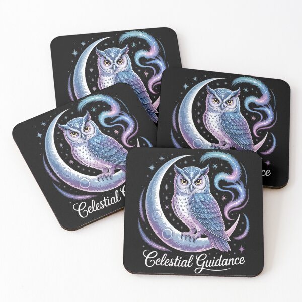 Item preview, Enlightened Owl Celestial Guidance designed and sold by StuffNestie.