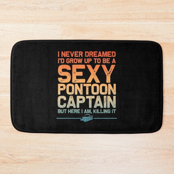 Item preview, Funny Sexy Pontoon Captain Art For Men Women Pontoon Boat designed and sold by LeanneSandra.