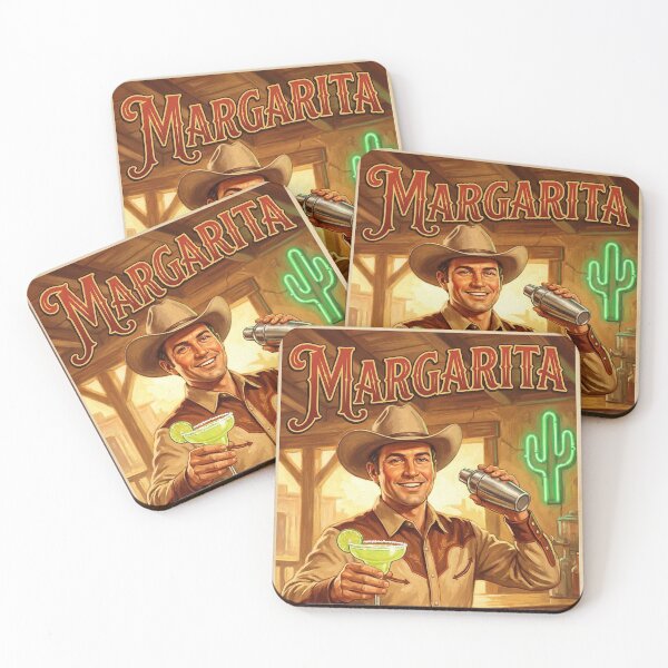 Item preview, "MARGARITA – TEXAS HEAT IN A GLASS!" – Vintage 1950s Texas Cantina Poster designed and sold by Cozy-Old-Pub.
