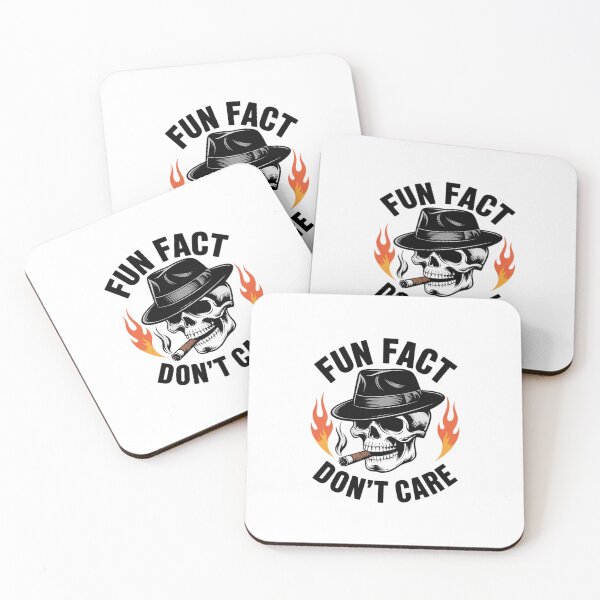 Item preview, Fact I Don't Care Sarcastic Skeleton Adult Humor  designed and sold by Belkisallen.