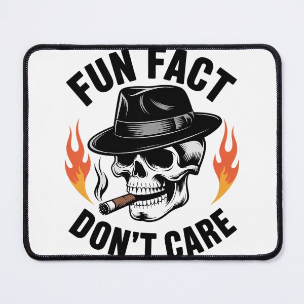 Item preview, Fact I Don't Care Sarcastic Skeleton Adult Humor  designed and sold by Belkisallen.