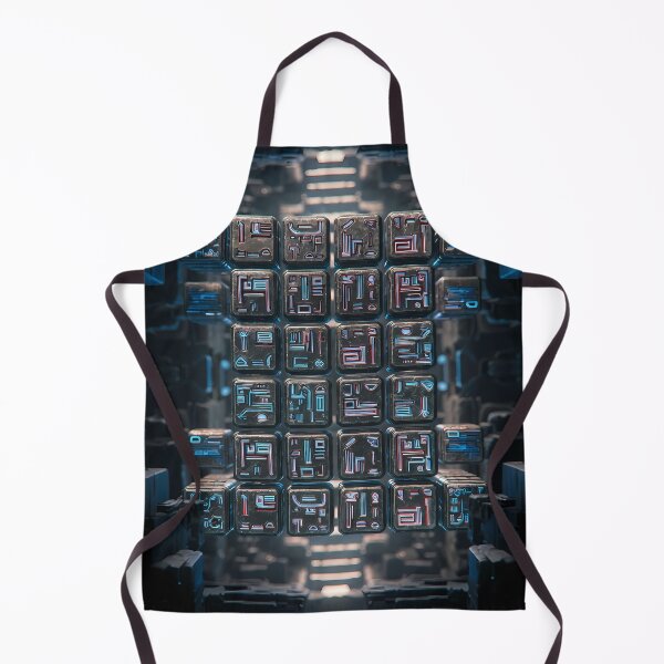 Item preview, Tiles & Blocks Design, Cyberpunk Egyptian Hieroglyphics, symmetrical textures (image size 8320x12480) designed and sold by Digital-Davinci.