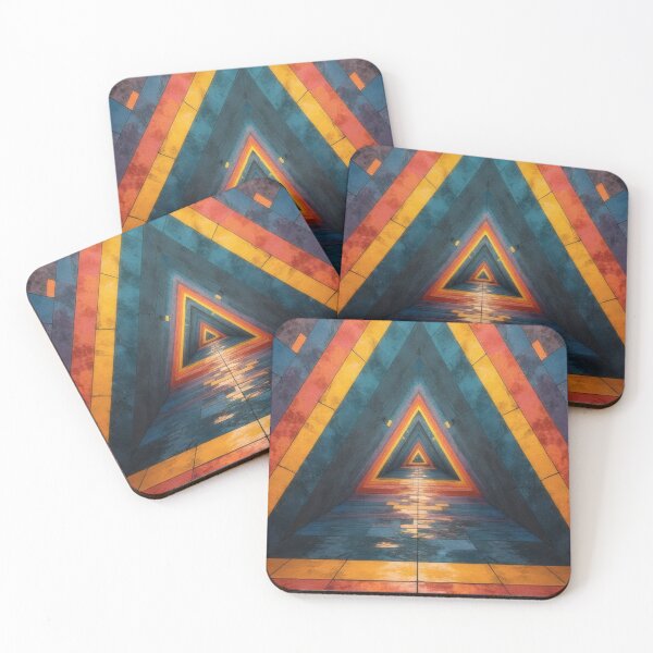 Item preview, Colorful triangular tunnel with reflective floor designed and sold by Mianku | Für das Leben.