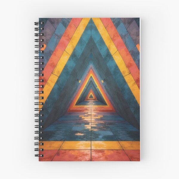 Item preview, Colorful triangular tunnel with reflective floor designed and sold by Mianku | Für das Leben.