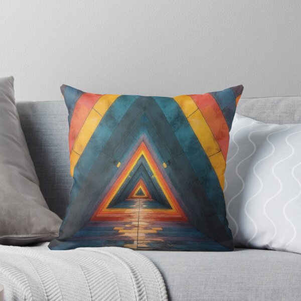 Item preview, Colorful triangular tunnel with reflective floor designed and sold by Mianku | Für das Leben.