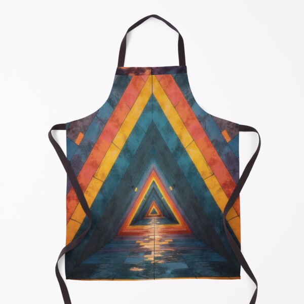 Item preview, Colorful triangular tunnel with reflective floor designed and sold by Mianku | Für das Leben.