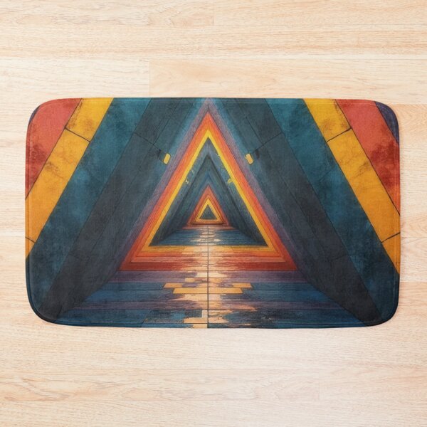 Item preview, Colorful triangular tunnel with reflective floor designed and sold by Mianku | Für das Leben.