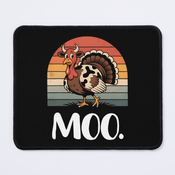 Item preview, Day Festive Moo Holiday Funny Cow 90s Thanksgiving Turkey designed and sold by rebeccathanuos.
