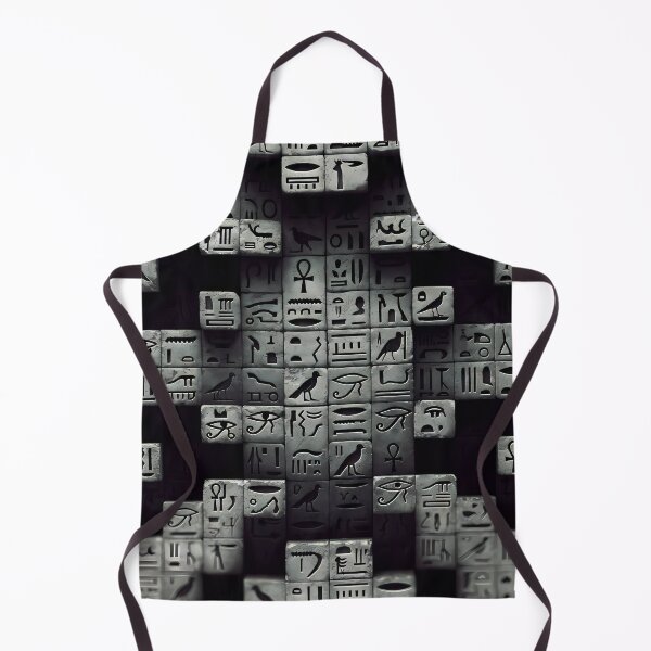 Item preview, Tiles & Blocks Design, Cyberpunk Egyptian Hieroglyphics, symmetrical textures (image size 8320x12480) designed and sold by Digital-Davinci.