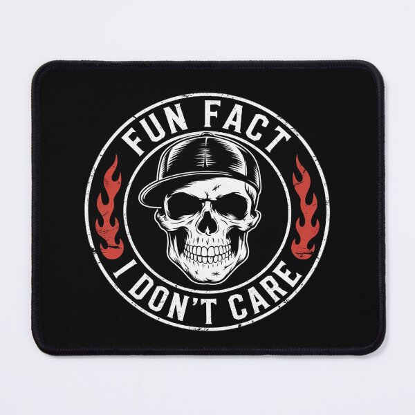 Item preview, Fun Fact I Don't Care Skeleton Sarcastic 4 designed and sold by Belkisallen.