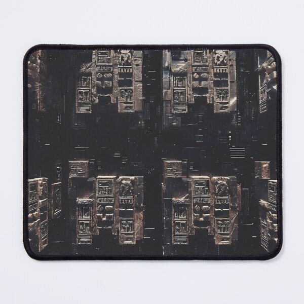 Item preview, Tiles & Blocks Design, Cyberpunk Egyptian Hieroglyphics, symmetrical textures (image size 8320x12480) designed and sold by Digital-Davinci.