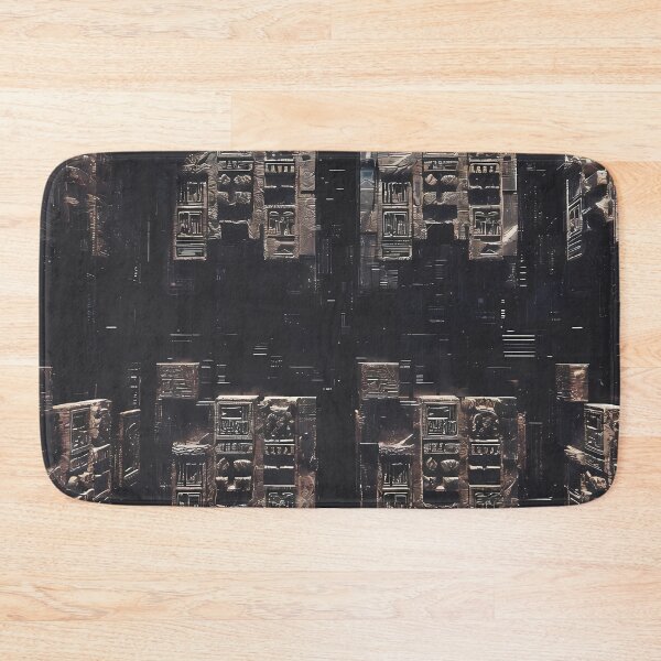 Item preview, Tiles & Blocks Design, Cyberpunk Egyptian Hieroglyphics, symmetrical textures (image size 8320x12480) designed and sold by Digital-Davinci.