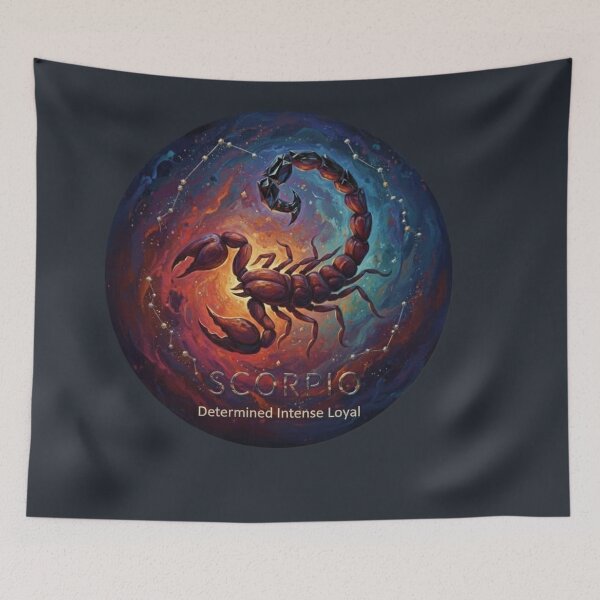 Item preview, Scorpio Zodiac Sign – Determined, Intense, Loyal designed and sold by DroolWorthyUS.
