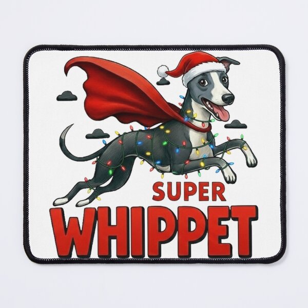 Item preview, Christmas Whippet Naughty Whippet designed and sold by vectcd.