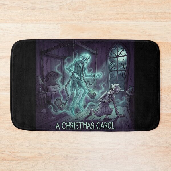 Item preview, Ebeneezer Scrooge meets the Ghost of Marley Gothic illustration designed and sold by Vintage Designs +.