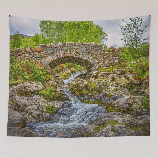 Item preview, Ashness Bridge over Stream in Cumbria, England designed and sold by Paul Thompson Photography.