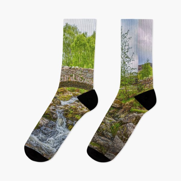 Item preview, Ashness Bridge over Stream in Cumbria, England designed and sold by Paul Thompson Photography.