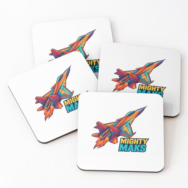 Item preview, MIGHTY MAKS colourful Jet Fighter designed and sold by Andykinoz.