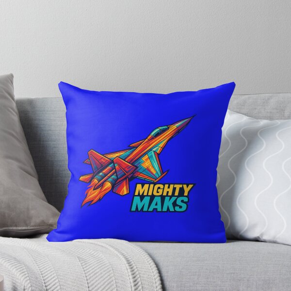 Item preview, MIGHTY MAKS colourful Jet Fighter designed and sold by Andykinoz.