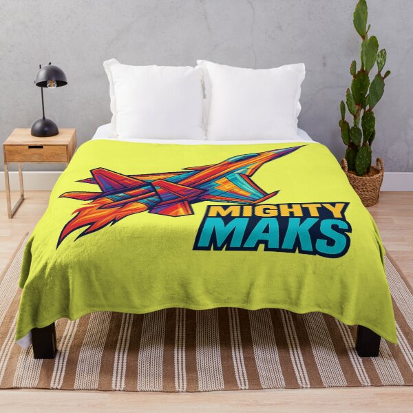 Item preview, MIGHTY MAKS colourful Jet Fighter designed and sold by Andykinoz.