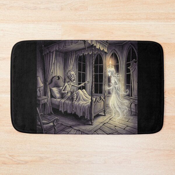 Item preview, Ebeneezer Scrooge meets the Ghost of Christmas Past Gothic illustration designed and sold by Vintage Designs +.