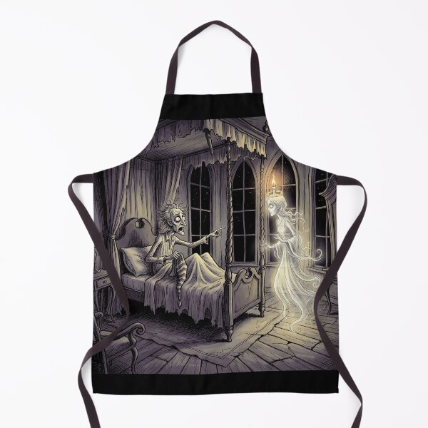 Item preview, Ebeneezer Scrooge meets the Ghost of Christmas Past Gothic illustration designed and sold by Vintage Designs +.