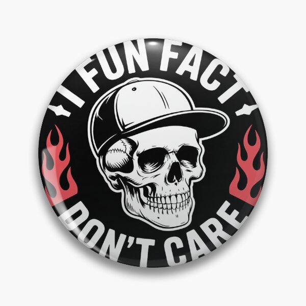 Item preview, Fun Fact I Don't Care Skeleton Sarcastic Adult Humor  designed and sold by Belkisallen.