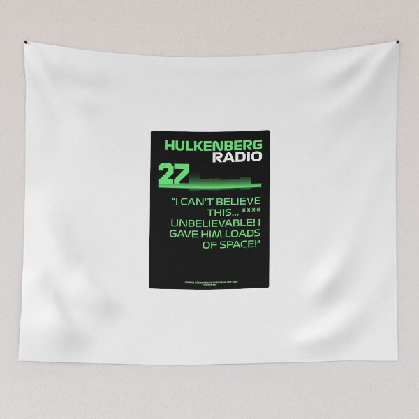 Item preview, I give him loads of space! – Nico Hülkenberg F1 Team Radio designed and sold by Heybratan.