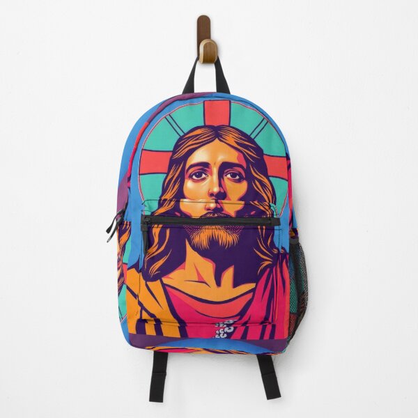 Item preview, ILLUSTRATION SACRED JESUS POP ART FLASHY STYLE designed and sold by InFaithWeTrust.