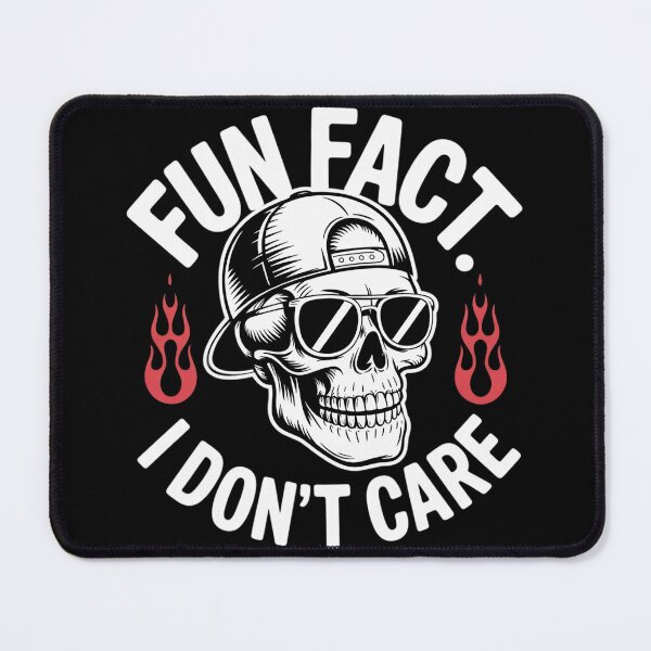 Item preview, Fun Fact I Don't Care Skeleton Sarcastic Adult Humor3 designed and sold by Belkisallen.