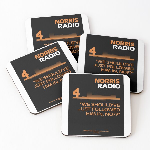 Item preview, We Should’ve just followed him in, no? – Lando Norris F1 Team Radio designed and sold by Heybratan.